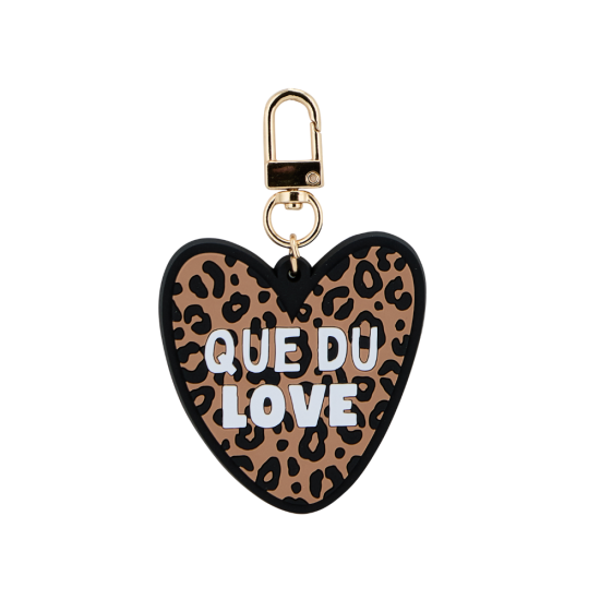 Porte-clés coeur "Que du love"