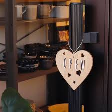 Décoration de sapin en bois "coeur" - nature