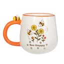 Mug en céramique "Bee Happy"  
