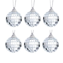 Minis boules de Noël - lot de 6  
