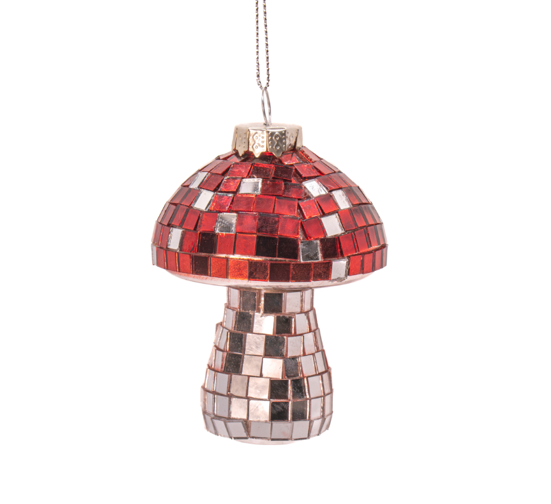 Boule de Noël "Champignon miroir" 