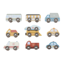 Ensemble de véhicules en bois