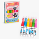 6 crayons multi-surfaces 
