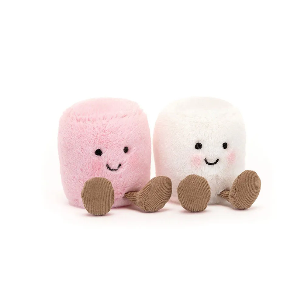 Peluche marshmallows "Amuseables Pink and White Marshmallows"