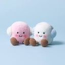 Peluche marshmallows cache-oreilles "Amuseables Toastie Pink and White Marshmallows"