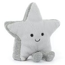 Peluche étoile argentée "Amuseables Silver Star"
