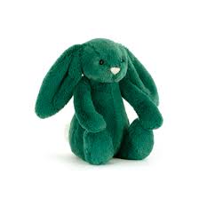 Peluche lapin vert "Little Bashful Teal Bunny"