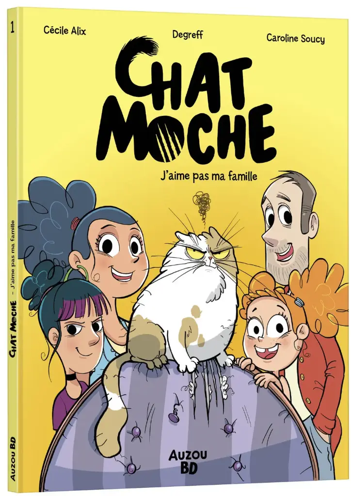 Livre "Chat moche - J'aime pas ma famille"