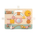 Panneau d'activités en bois "chat"