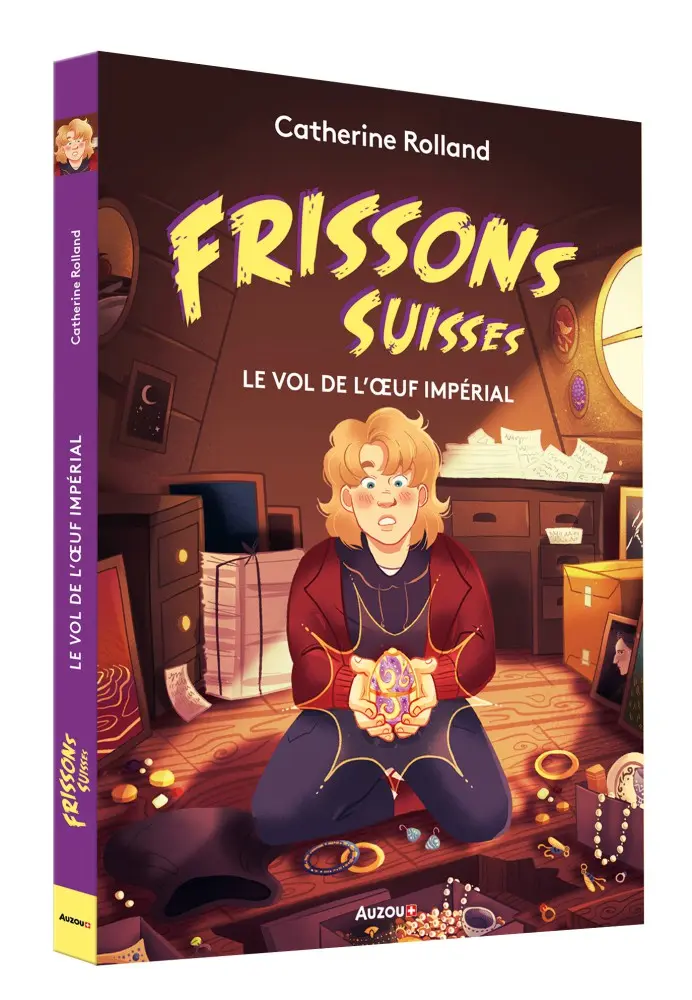 Livre Frissons suisses "Le vol de l'œuf impérial"