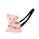 Sac en peluche ours "Rose" 30cm