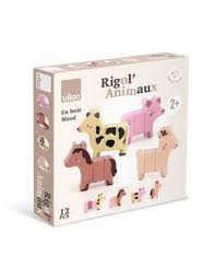 Rigol'animaux magnétique en bois