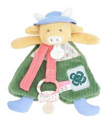  Doudou attache lolette "Aneth la vache"