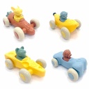 Véhicules en plastique recyclé 14cm