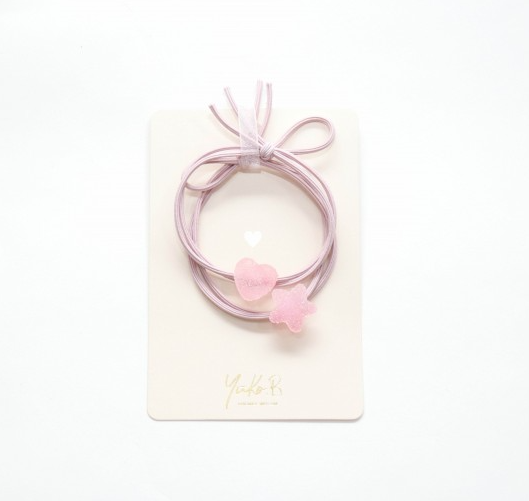 Lot de 2 élastiques "Candy love"   