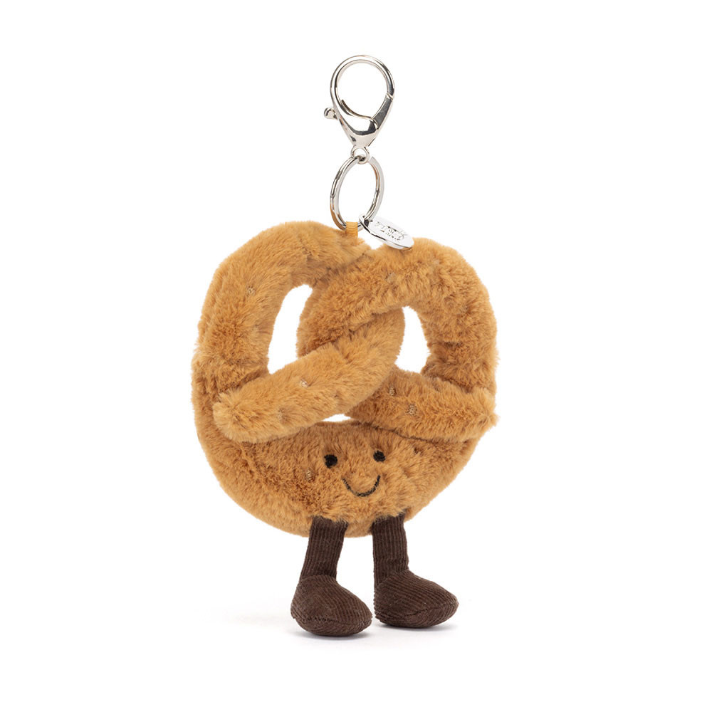 Porte-clés en peluche bretzel "Amuseables Pretzel Bag Charm"