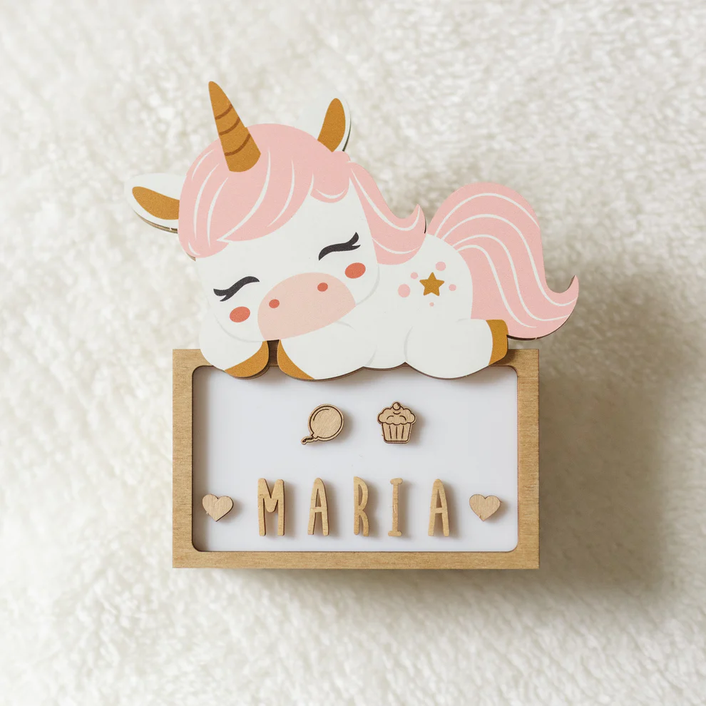 Lampe personnalisable "Licorne"