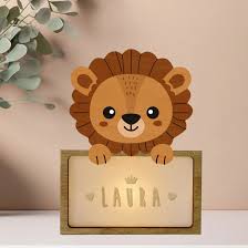 [VINLSP06] Lampe personnalisable "Lion"