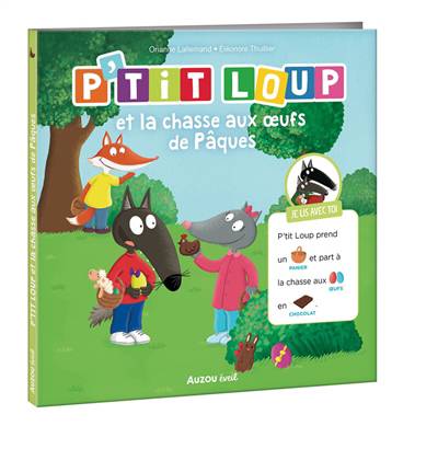 P'tit Loup et la chasse aux œufs de Pâques 