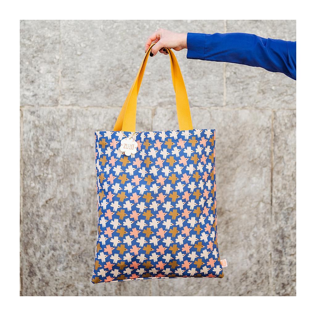 Sac tote bag déperlant "Nelly Birds"