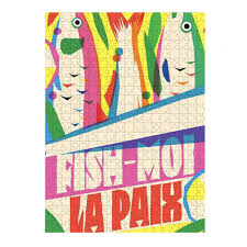 Puzzle 1000 pièces "Fish moi la paix"