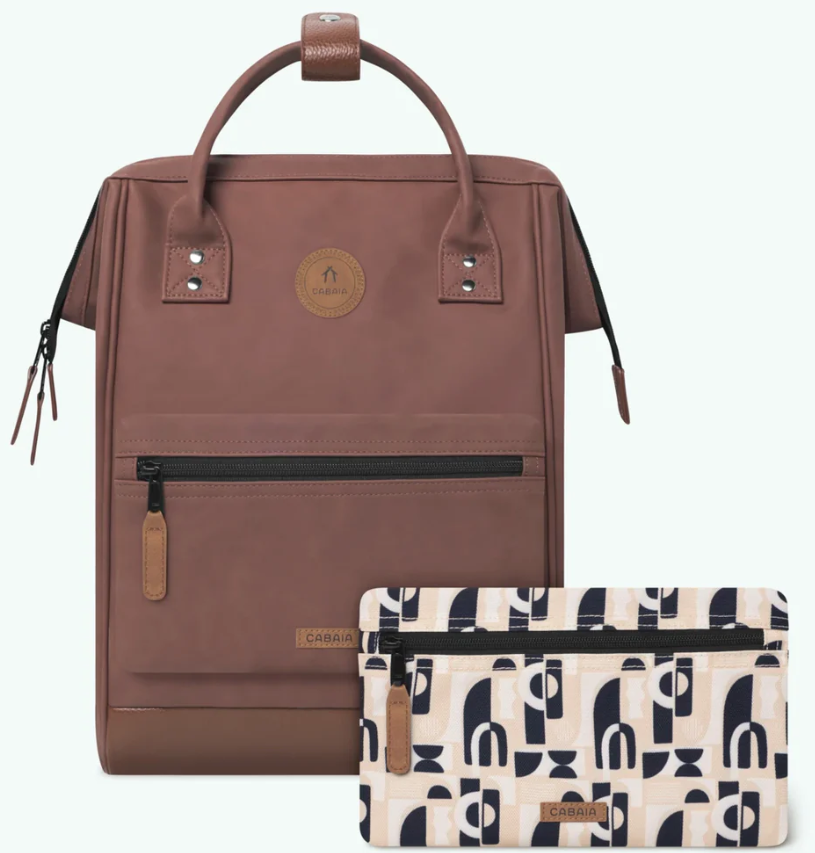 [CABCARCASSONE] Sac à dos Cabaia avec deux pochettes interchangeables "Carcassone" taille M