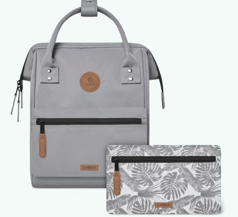 [CABPOITIERS] Sac à dos Cabaia avec deux pochettes interchangeables "Poitiers" taille M
