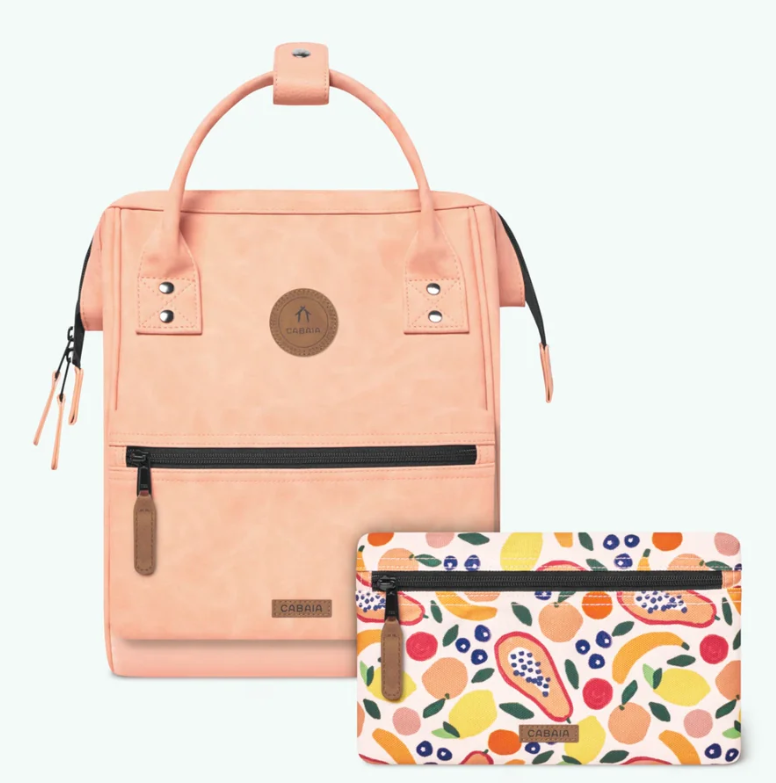 Sac à dos Cabaia avec deux pochettes interchangeables "Como" taille S