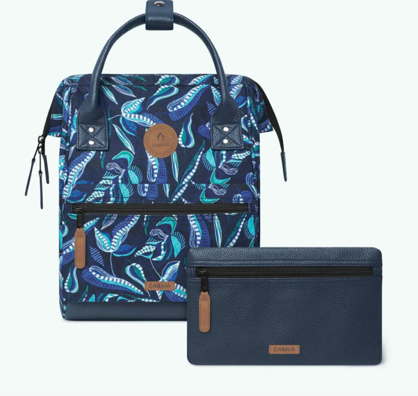 [CABFONTAINBLEAU] Sac à dos Cabaia avec deux pochettes interchangeables "Fontainebleau" taille S