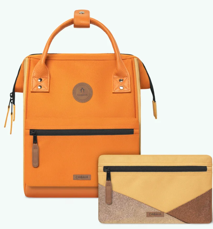 Sac à dos Cabaïa avec deux pochettes interchangeables "Grasse" taille S