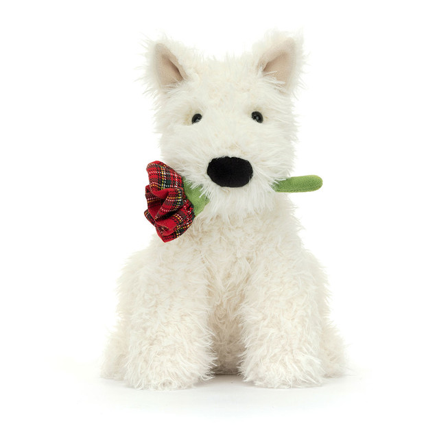 Peluche chien "Munro Scottie Dog Love You"