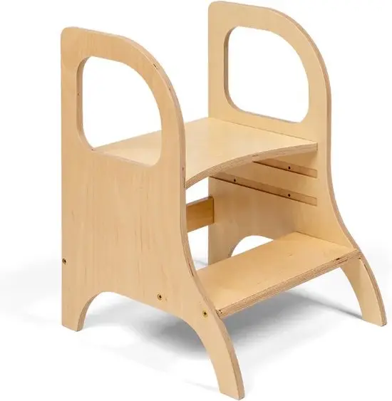 [ETT] Escabeau à hauteur réglable MIIMO (Blanc)