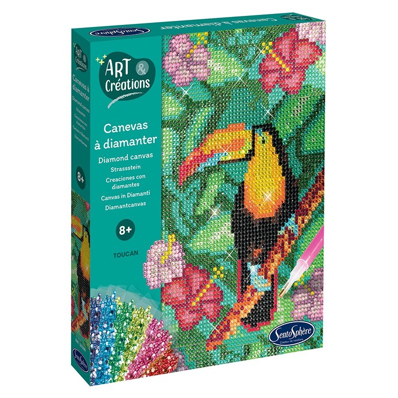Canevas à diamanter "Toucan"