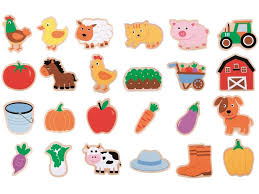 Set de 24 aimants "Ferme"