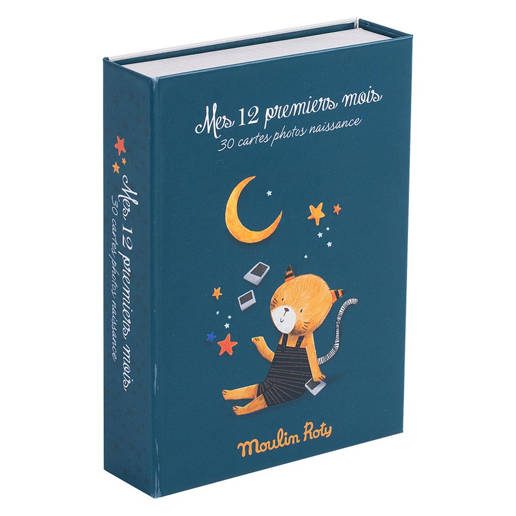 30 cartes "Mes 12 premiers mois" - Les Moustaches