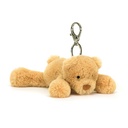 Porte-clés en peluche ours "Smudge Bear Bag Charm"