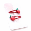 Barrettes à cheveux de Noël 2 pièces "Christmas Gloves"