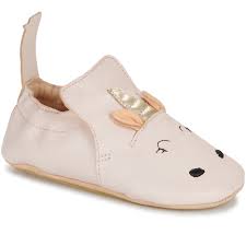 Chaussons en cuir tanné végétal