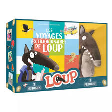 Coffret "Les voyages extraordinaires de Loup" + peluche