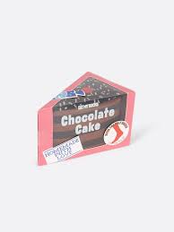 [EATCHOCOLATECAKE] Chaussettes unisexes et taille unique "Chocolate Cake" (adulte)