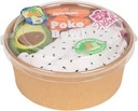 Chaussettes unisexes et taille unique "Poke Bowl" (adulte)