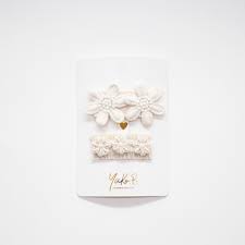 Barrettes à cheveux 2 pièces "Flora"