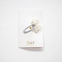 Barrette à cheveux "Milena blanche"