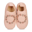 Chaussons en cuir tanné végétal