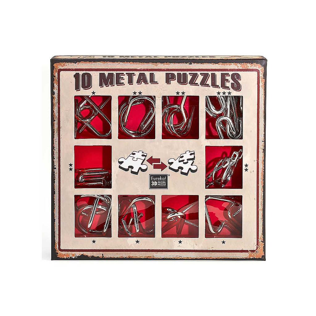 Set de 10 casse-têtes en métal