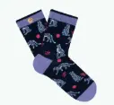  Chaussettes inséparables Cabaia "Mathilde et Georges"
