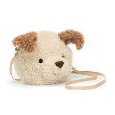 Sac bandoulière en peluche chien "Little pup bag" 