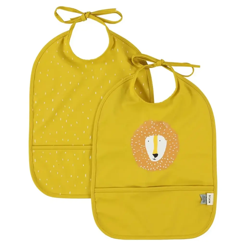 Bavoir imperméable (2 pces) - Lion
