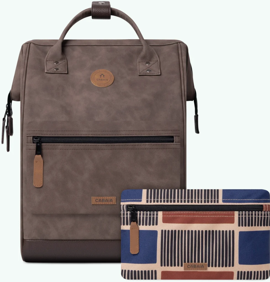 Sac à dos Cabaïa avec deux pochettes interchangeables "Papeete" taille L