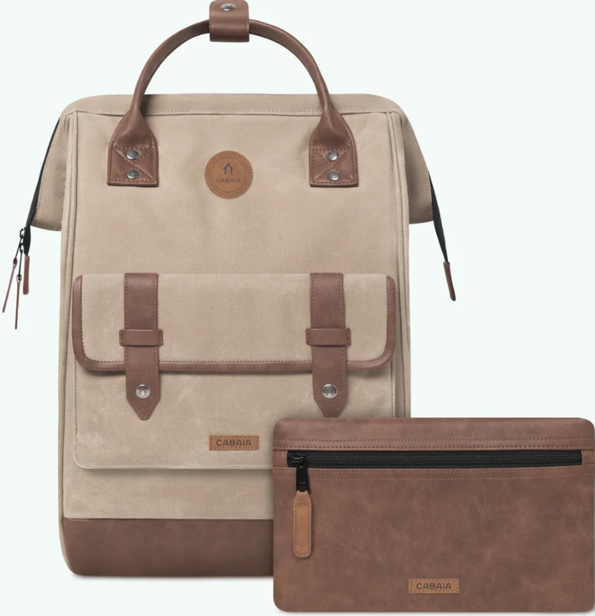 Sac à dos Cabaïa avec deux pochettes interchangeables "Rabat" taille L